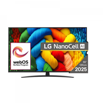 LG 55NANO81A3A | 55 | Smart TV | webOS 25 | UHD LG 55NANO81A3A | 55 | Smart TV | webOS 25 | UHD