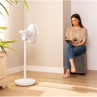 Cecotec EnergySilence 2600 Sunflower Portable Battery-powered fan | Stand Fan | 22 W | Diameter 33 cm | Number of speeds 12 | Os