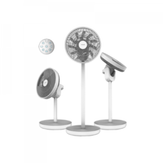 Cecotec EnergySilence 2600 Sunflower Portable Battery-powered fan | Stand Fan | 22 W | Diameter 33 cm | Number of speeds 12 | Os