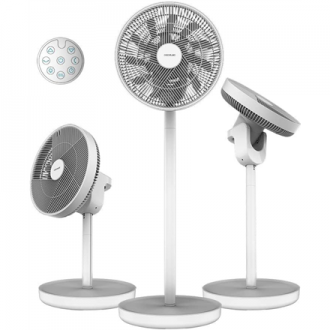 Cecotec EnergySilence 2600 Sunflower Portable Battery-powered fan | Stand Fan | 22 W | Diameter 33 cm | Number of speeds 12 | Os