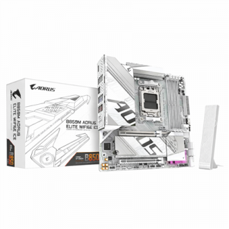 Gigabyte B850M A ELT WF6E | Processor family AMD | Processor socket AM5 | DDR5 | Supported hard disk drive interfaces SATA, M.2 Gigabyte B850M A ELT WF6E | Processor family AMD | Processor socket AM5 | DDR5 | Supported hard disk drive interfaces SATA, M.2
