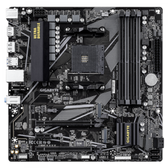 Gigabyte B550M DS3H R2 | Processor family AMD | Processor socket AM4 | DDR4 DIMM | Supported hard disk drive interfaces SATA, M.