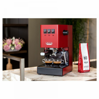 Gaggia | Coffee Maker | RI9481/12 Classic E24 | Pump pressure 15 bar | Built-in milk frother | Semi-automatic | Cherry Red Gaggia | Coffee Maker | RI9481/12 Classic E24 | Pump pressure 15 bar | Built-in milk frother | Semi-automatic | Cherry Red