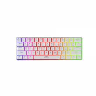 Genesis | THOR 660 G2 | Gaming keyboard | Wireless/Wired | US | Tactile | White Genesis | THOR 660 G2 | Gaming keyboard | Wireless/Wired | US | Tactile | White