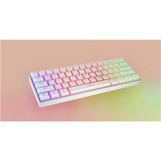 Genesis | THOR 660 G2 | Gaming keyboard | Wireless/Wired | US | Tactile | White Genesis | THOR 660 G2 | Gaming keyboard | Wireless/Wired | US | Tactile | White