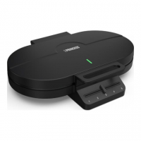 Princess Waffle Maker | 132384 | 1200 W | Number of pastry 10 | Heart shaped | Black