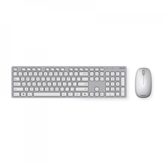 Asus W5000 | Keyboard and Mouse Set | Wireless | Russian | White Asus W5000 | Keyboard and Mouse Set | Wireless | Russian | White