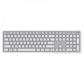 Asus W5000 | Keyboard and Mouse Set | Wireless | Russian | White Asus W5000 | Keyboard and Mouse Set | Wireless | Russian | White