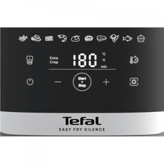 TEFAL Air Fryer | Easy Fry Silence EY551HE0 | Power 1650 W | Capacity 5 L | Gray TEFAL Air Fryer | Easy Fry Silence EY551HE0 | Power 1650 W | Capacity 5 L | Gray