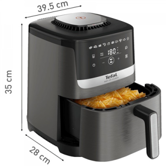 TEFAL Air Fryer | Easy Fry Silence EY551HE0 | Power 1650 W | Capacity 5 L | Gray TEFAL Air Fryer | Easy Fry Silence EY551HE0 | Power 1650 W | Capacity 5 L | Gray