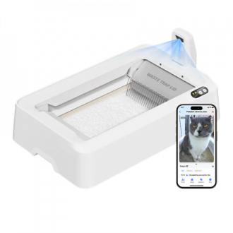 PETKIT Purobot Crystal Duo with Camera Self-Cleaning Cat Litter Box | White PETKIT Purobot Crystal Duo with Camera Self-Cleaning Cat Litter Box | White