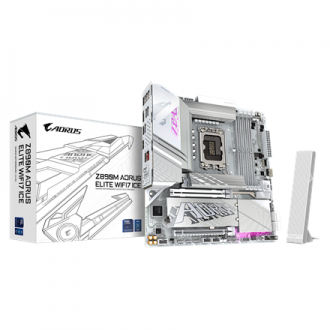 Gigabyte Z890M A ELITE WF7 ICE | Processor family Intel | Processor socket LGA1851 | DDR5 | Supported hard disk drive interfaces Gigabyte Z890M A ELITE WF7 ICE | Processor family Intel | Processor socket LGA1851 | DDR5 | Supported hard disk drive interfaces