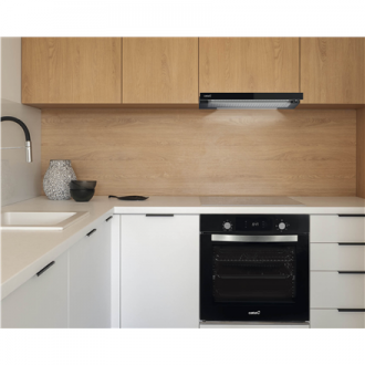 CATA Hood | TFH 6830 GBK | Telescopic | Energy efficiency class A+++ | Width 60 cm | 795 m /h | Electronic | LED | Black Glass CATA Hood | TFH 6830 GBK | Telescopic | Energy efficiency class A+++ | Width 60 cm | 795 m /h | Electronic | LED | Black Glass