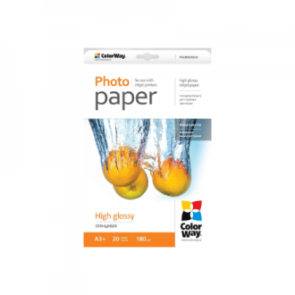 ColorWay Photo Paper, 20 sheets | High Glossy | 180 g/m | A3+
