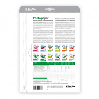 ColorWay Photo Paper, 50 sheets | Dual-side High Glossy | 155 g/m | A4 ColorWay Photo Paper, 50 sheets | Dual-side High Glossy | 155 g/m | A4
