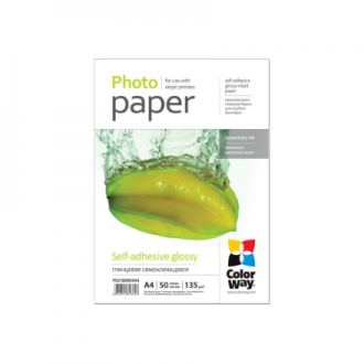 ColorWay Photo Paper, 50 sheets | Glossy | 135 g/m | A4