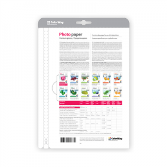 ColorWay Photo Paper, 50 sheets | Premium High Glossy | 255 g/m | A4 ColorWay Photo Paper, 50 sheets | Premium High Glossy | 255 g/m | A4