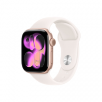 Apple Watch Series 11 GPS 42mm Rose Gold Aluminium Case with Light Blush Sport Band - M/L | Apple Apple Watch Series 11 GPS 42mm Rose Gold Aluminium Case with Light Blush Sport Band - M/L | Apple