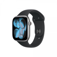 Apple Watch Series 11 GPS 46mm Space Grey Aluminium Case with Black Sport Band - S/M | Apple Apple Watch Series 11 GPS 46mm Space Grey Aluminium Case with Black Sport Band - S/M | Apple