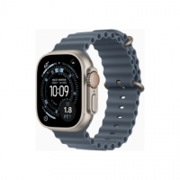 Apple Watch Ultra 3 GPS + Cellular 49mm Natural Titanium Case with Anchor Blue Ocean Band | Apple Apple Watch Ultra 3 GPS + Cellular 49mm Natural Titanium Case with Anchor Blue Ocean Band | Apple