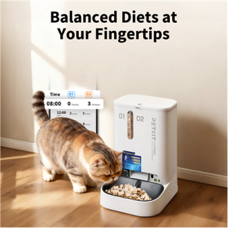PETKIT YumShare Dual-hopper 2 Automatic Feeder with Camera | Capacity 5 L | Material ABS, 304 stainless steel | White PETKIT YumShare Dual-hopper 2 Automatic Feeder with Camera | Capacity 5 L | Material ABS, 304 stainless steel | White