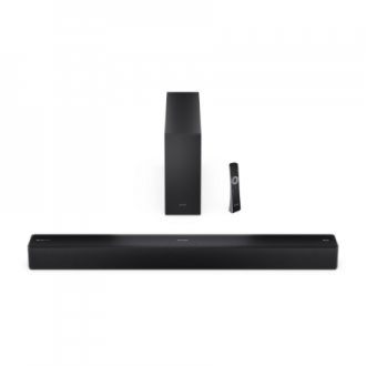 Sharp 2.1 Dolby Atmos/DTS Virtual:X Soundbar with Slim Wireless Subwoofer | HT-SBW310 | 330 W | Bluetooth | Wireless connection 