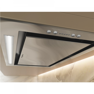 Whirlpool Hood | WCT3 63F LTX | Built-in | Energy efficiency class B | Width 51.4 cm | 430 m /h | Electronic | LED | Inox