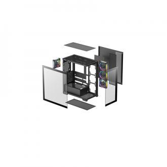 Deepcool Case | CG580 4F V2 | Black | ATX Deepcool Case | CG580 4F V2 | Black | ATX