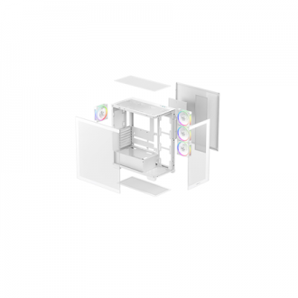 Deepcool Case | CG580 4F V2 WH | White | ATX Deepcool Case | CG580 4F V2 WH | White | ATX