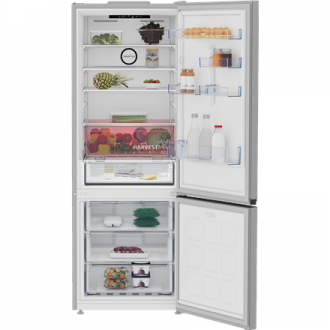 BEKO Refrigerator | B3RCNE564HXB | Energy efficiency class E | Free standing | Combi | Height 192 cm | No Frost system | Fridge BEKO Refrigerator | B3RCNE564HXB | Energy efficiency class E | Free standing | Combi | Height 192 cm | No Frost system | Fridge