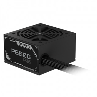 Gigabyte Power Supply | Processor family AMD | P650G PCIE 5.1 | 650 W | Processor socket AM4 | DDR4 DIMM | Memory slots 2 | Supp Gigabyte Power Supply | Processor family AMD | P650G PCIE 5.1 | 650 W | Processor socket AM4 | DDR4 DIMM | Memory slots 2 | Supp