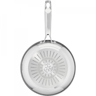TEFAL Pan | G7320434 Duetto+ | Frying | Diameter 24 cm | Suitable for induction hob | Fixed handle | Black/Silver