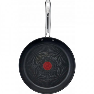 TEFAL Pan | G7320434 Duetto+ | Frying | Diameter 24 cm | Suitable for induction hob | Fixed handle | Black/Silver