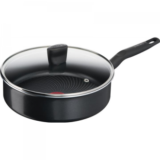 TEFAL Pot | H0563242 | Titanium | Lid included | Grey