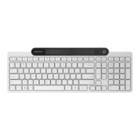 Lenovo 800 Self-Charging Bluetooth Keyboard-US English | Keyboard | Bluetooth | US English | White Lenovo 800 Self-Charging Bluetooth Keyboard-US English | Keyboard | Bluetooth | US English | White