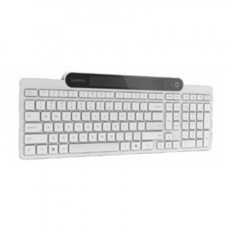 Lenovo 800 Self-Charging Bluetooth Keyboard-US English | Keyboard | Bluetooth | US English | White Lenovo 800 Self-Charging Bluetooth Keyboard-US English | Keyboard | Bluetooth | US English | White