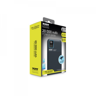 PORT CONNECT External USB-C battery | 20000 mAh | Blue PORT CONNECT External USB-C battery | 20000 mAh | Blue