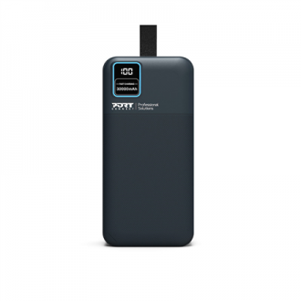 PORT CONNECT External USB-C battery integrated lamp | 30000 mAh | Blue PORT CONNECT External USB-C battery integrated lamp | 30000 mAh | Blue
