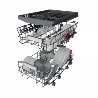 Whirlpool Dishwasher | WSBO 3O34 PF X | Built-in | Width 45 cm | Number of place settings 10 | Number of programs 8 | Energy eff Whirlpool Dishwasher | WSBO 3O34 PF X | Built-in | Width 45 cm | Number of place settings 10 | Number of programs 8 | Energy eff