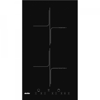 Hob | 3020 XEISP | Simfer Number of burners/cooking zones 2 | Induction | Touch control | Timer | Black Hob | 3020 XEISP | Simfer Number of burners/cooking zones 2 | Induction | Touch control | Timer | Black