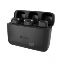 Natec | Hopper Lavier Mobile Microphone USB-C, 2 pcs | Black | Noise reduction Natec | Hopper Lavier Mobile Microphone USB-C, 2 pcs | Black | Noise reduction