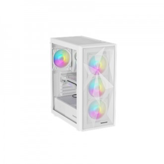 Genesis Gaming PC Case | Diaxid 605 ARGB | White | Midi Tower Genesis Gaming PC Case | Diaxid 605 ARGB | White | Midi Tower