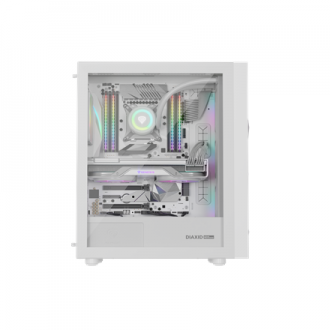 Genesis Gaming PC Case | Diaxid 605 ARGB | White | Midi Tower Genesis Gaming PC Case | Diaxid 605 ARGB | White | Midi Tower