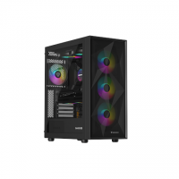 Genesis Gaming PC Case | Diaxid 605 ARGB | Black | Midi Tower Genesis Gaming PC Case | Diaxid 605 ARGB | Black | Midi Tower