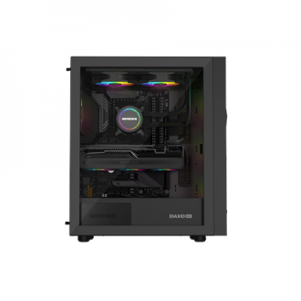 Genesis Gaming PC Case | Diaxid 605 ARGB | Black | Midi Tower Genesis Gaming PC Case | Diaxid 605 ARGB | Black | Midi Tower