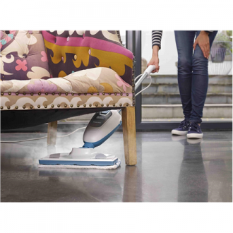 BLACK & DECKER Steam mop | FSM13E1-QS | Power 1300 W | Water tank capacity 0.38 L | White BLACK & DECKER Steam mop | FSM13E1-QS | Power 1300 W | Water tank capacity 0.38 L | White