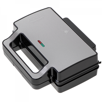 Adler Sandwich maker 2 in 1 | AD 3073 | 1000 W | Number of plates 2 | Stainless Steel/Black Adler Sandwich maker 2 in 1 | AD 3073 | 1000 W | Number of plates 2 | Stainless Steel/Black