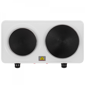 Adler Hot Plate | AD 6520 | Number of burners/cooking zones 2 | White | Electric Adler Hot Plate | AD 6520 | Number of burners/cooking zones 2 | White | Electric
