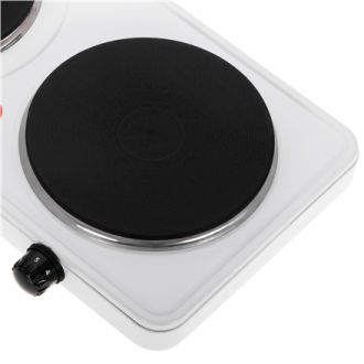 Adler Hot Plate | AD 6520 | Number of burners/cooking zones 2 | White | Electric Adler Hot Plate | AD 6520 | Number of burners/cooking zones 2 | White | Electric