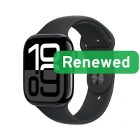 Apple Renewed Grade B | Apple Watch Series 10 LTE 46mm | Jet Black Apple Renewed Grade B | Apple Watch Series 10 LTE 46mm | Jet Black